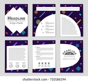Abstract vector layout background set. For art template design, list, front page, mockup brochure theme style, banner, idea, cover, booklet, print, flyer, book, blank, card, ad, sign, sheet, a4.