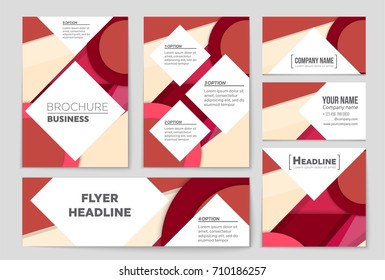 Abstract vector layout background set. For art template design, list, front page, mockup brochure theme style, banner, idea, cover, booklet, print, flyer, book, blank, card, ad, sign, sheet,, a4.