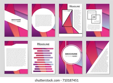 Abstract vector layout background set. For art template design, list, front page, mockup brochure theme style, banner, idea, cover, booklet, print, flyer, book, blank, card, ad, sign, sheet,, a4.