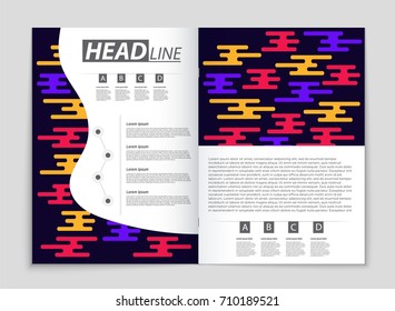 Abstract vector layout background set. For art template design, list, front page, mockup brochure theme style, banner, idea, cover, booklet, print, flyer, book, blank, card, ad, sign, sheet, a4.