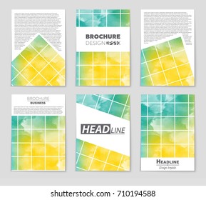 Abstract vector layout background set. For art template design, list, front page, mockup brochure theme style, banner, idea, cover, booklet, print, flyer, book, blank, card, ad, sign, sheet, a4.