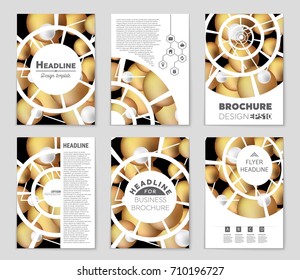Abstract vector layout background set. For art template design, list, front page, mockup brochure theme style, banner, idea, cover, booklet, print, flyer, book, blank, card, ad, sign, sheet, a4.