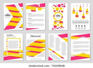 Abstract vector layout background set. For art template design, list, front page, mockup brochure theme style, banner, idea, cover, booklet, print, flyer, book, blank, card, ad, sign, sheet, a4.