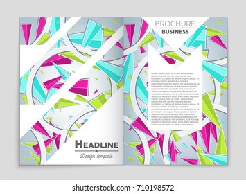 Abstract vector layout background set. For art template design, list, front page, mockup brochure theme style, banner, idea, cover, booklet, print, flyer, book, blank, card, ad, sign, sheet, a4.