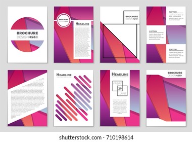 Abstract vector layout background set. For art template design, list, front page, mockup brochure theme style, banner, idea, cover, booklet, print, flyer, book, blank, card, ad, sign, sheet,, a4.