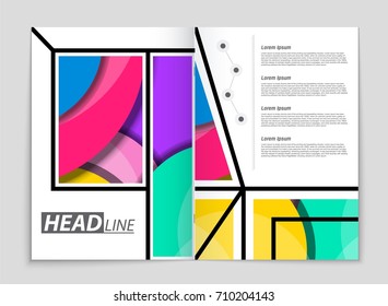 Abstract vector layout background set. For art template design, list, front page, mockup brochure theme style, banner, idea, cover, booklet, print, flyer, book, blank, card, ad, sign, sheet,, a4.