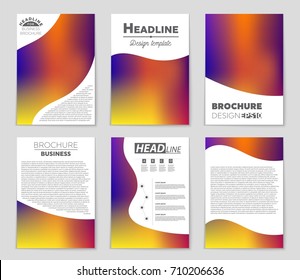 Abstract vector layout background set. For art template design, list, front page, mockup brochure theme style, banner, idea, cover, booklet, print, flyer, book, blank, card, ad, sign, sheet,, a4.
