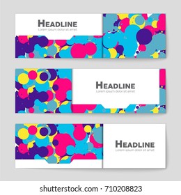 Abstract vector layout background set. For art template design, list, front page, mockup brochure theme style, banner, idea, cover, booklet, print, flyer, book, blank, card, ad, sign, sheet, a4.