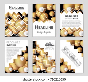 Abstract vector layout background set. For art template design, list, front page, mockup brochure theme style, banner, idea, cover, booklet, print, flyer, book, blank, card, ad, sign, sheet, a4.