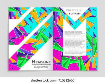 Abstract vector layout background set. For art template design, list, front page, mockup brochure theme style, banner, idea, cover, booklet, print, flyer, book, blank, card, ad, sign, sheet, a4.
