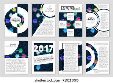 Abstract vector layout background set. For art template design, list, front page, mockup brochure theme style, banner, idea, cover, booklet, print, flyer, book, blank, card, ad, sign, sheet, a4.