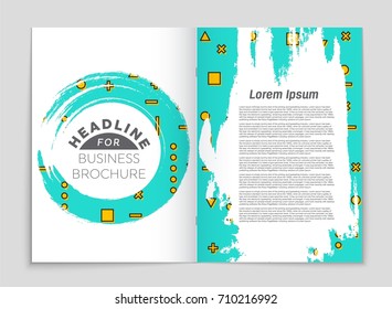 Abstract vector layout background set. For art template design, list, front page, mockup brochure theme style, banner, idea, cover, booklet, print, flyer, book, blank, card, ad, sign, sheet, a4.
