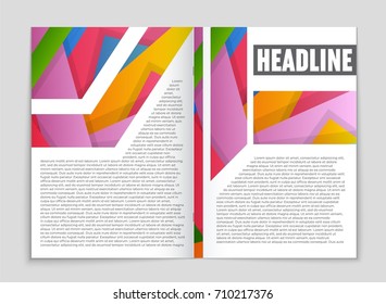 Abstract vector layout background set. For art template design, list, front page, mockup brochure theme style, banner, idea, cover, booklet, print, flyer, book, blank, card, ad, sign, sheet,, a4.