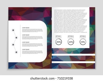 Abstract vector layout background set. For art template design, list, front page, mockup brochure theme style, banner, idea, cover, booklet, print, flyer, book, blank, card, ad, sign, sheet, a4