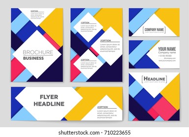 Abstract vector layout background set. For art template design, list, front page, mockup brochure theme style, banner, idea, cover, booklet, print, flyer, book, blank, card, ad, sign, sheet,, a4.