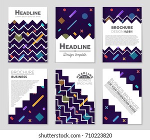 Abstract vector layout background set. For art template design, list, front page, mockup brochure theme style, banner, idea, cover, booklet, print, flyer, book, blank, card, ad, sign, sheet, a4.