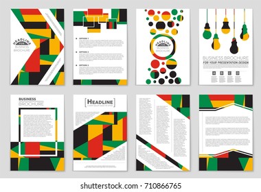 Abstract vector layout background set. For art template design, list, front page, mockup brochure theme style, banner, idea, cover, booklet, print, flyer, book, blank, card, ad, sign, sheet, a4.