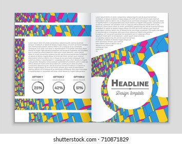 Abstract vector layout background set. For art template design, list, front page, mockup brochure theme style, banner, idea, cover, booklet, print, flyer, book, blank, card, ad, sign, sheet, a4