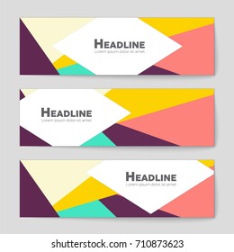 Abstract vector layout background set. For art template design, list, front page, mockup brochure theme style, banner, idea, cover, booklet, print, flyer, book, blank, card, ad, sign, sheet, a4