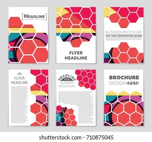 Abstract vector layout background set. For art template design, list, front page, mockup brochure theme style, banner, idea, cover, booklet, print, flyer, book, blank, card, ad, sign, sheet,, a4.