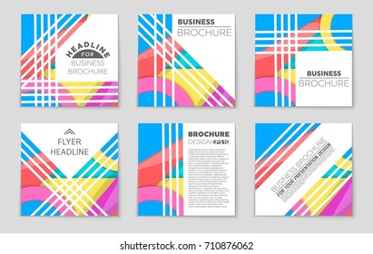 Abstract vector layout background set. For art template design, list, front page, mockup brochure theme style, banner, idea, cover, booklet, print, flyer, book, blank, card, ad, sign, sheet,, a4.