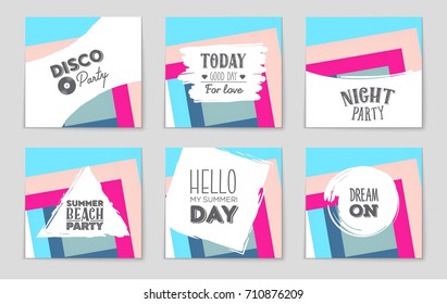 Abstract vector layout background set. For art template design, list, front page, mockup brochure theme style, banner, idea, cover, booklet, print, flyer, book, blank, card, ad, sign, sheet,, a4.