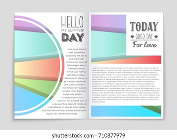 Abstract vector layout background set. For art template design, list, front page, mockup brochure theme style, banner, idea, cover, booklet, print, flyer, book, blank, card, ad, sign, sheet,, a4.