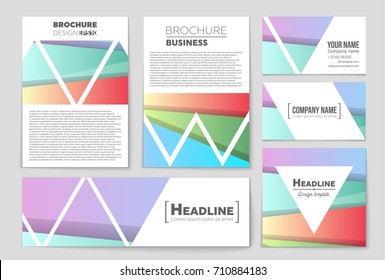 Abstract vector layout background set. For art template design, list, front page, mockup brochure theme style, banner, idea, cover, booklet, print, flyer, book, blank, card, ad, sign, sheet,, a4.