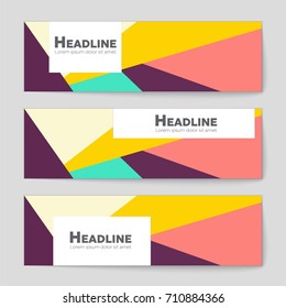Abstract vector layout background set. For art template design, list, front page, mockup brochure theme style, banner, idea, cover, booklet, print, flyer, book, blank, card, ad, sign, sheet, a4