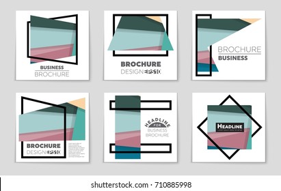 Abstract vector layout background set. For art template design, list, front page, mockup brochure theme style, banner, idea, cover, booklet, print, flyer, book, blank, card, ad, sign, sheet,, a4.