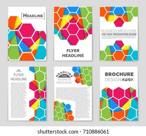 Abstract vector layout background set. For art template design, list, front page, mockup brochure theme style, banner, idea, cover, booklet, print, flyer, book, blank, card, ad, sign, sheet,, a4.