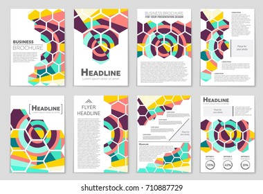 Abstract vector layout background set. For art template design, list, front page, mockup brochure theme style, banner, idea, cover, booklet, print, flyer, book, blank, card, ad, sign, sheet, a4