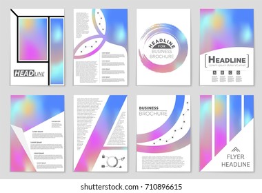 Abstract vector layout background set. For art template design, list, front page, mockup brochure theme style, banner, idea, cover, booklet, print, flyer, book, blank, card, ad, sign, sheet,, a4.