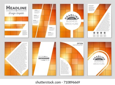 Abstract vector layout background set. For art template design, list, front page, mockup brochure theme style, banner, idea, cover, booklet, print, flyer, book, blank, card, ad, sign, sheet, a4.