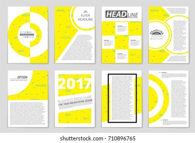 Abstract vector layout background set. For art template design, list, front page, mockup brochure theme style, banner, idea, cover, booklet, print, flyer, book, blank, card, ad, sign, sheet, a4