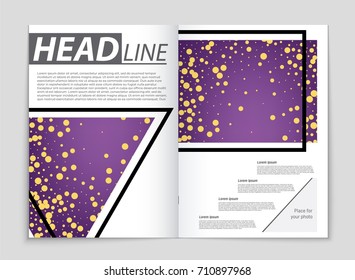 Abstract vector layout background set. For art template design, list, front page, mockup brochure theme style, banner, idea, cover, booklet, print, flyer, book, blank, card, ad, sign, sheet, a4.