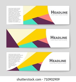 Abstract vector layout background set. For art template design, list, front page, mockup brochure theme style, banner, idea, cover, booklet, print, flyer, book, blank, card, ad, sign, sheet, a4