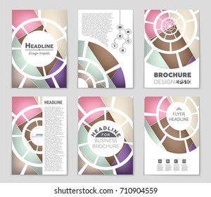 Abstract vector layout background set. For art template design, list, front page, mockup brochure theme style, banner, idea, cover, booklet, print, flyer, book, blank, card, ad, sign, sheet, a4