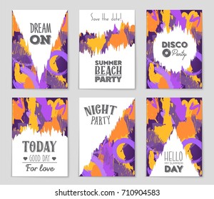 Abstract vector layout background set. For art template design, list, front page, mockup brochure theme style, banner, idea, cover, booklet, print, flyer, book, blank, card, ad, sign, sheet, a4