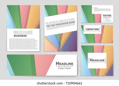 Abstract vector layout background set. For art template design, list, front page, mockup brochure theme style, banner, idea, cover, booklet, print, flyer, book, blank, card, ad, sign, sheet,, a4.