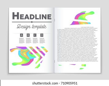 Abstract vector layout background set. For art template design, list, front page, mockup brochure theme style, banner, idea, cover, booklet, print, flyer, book, blank, card, ad, sign, sheet, a4