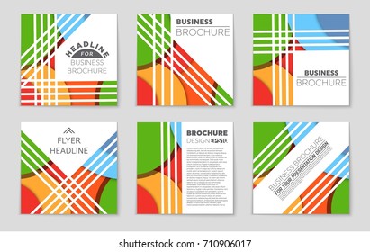 Abstract vector layout background set. For art template design, list, front page, mockup brochure theme style, banner, idea, cover, booklet, print, flyer, book, blank, card, ad, sign, sheet,, a4.