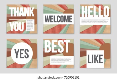 Abstract vector layout background set. For art template design, list, front page, mockup brochure theme style, banner, idea, cover, booklet, print, flyer, book, blank, card, ad, sign, sheet,, a4.