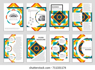 Abstract vector layout background set. For art template design, list, front page, mockup brochure theme style, banner, idea, cover, booklet, print, flyer, book, blank, card, ad, sign, sheet, a4.