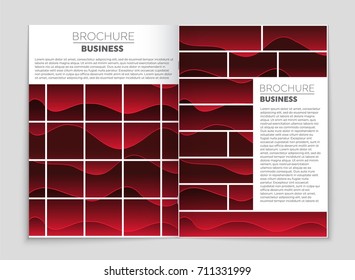 Abstract vector layout background set. For art template design, list, front page, mockup brochure theme style, banner, idea, cover, booklet, print, flyer, book, blank, card, ad, sign, sheet, a4.