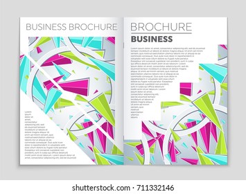 Abstract vector layout background set. For art template design, list, front page, mockup brochure theme style, banner, idea, cover, booklet, print, flyer, book, blank, card, ad, sign, sheet, a4.