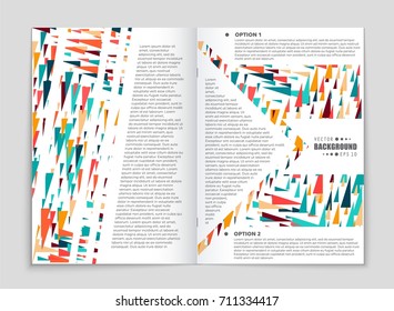 Abstract vector layout background set. For art template design, list, front page, mockup brochure theme style, banner, idea, cover, booklet, print, flyer, book, blank, card, ad, sign, sheet, a4