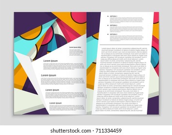 Abstract vector layout background set. For art template design, list, front page, mockup brochure theme style, banner, idea, cover, booklet, print, flyer, book, blank, card, ad, sign, sheet,, a4.