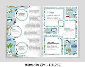 Abstract vector layout background set. For art template design, list, front page, mockup brochure theme style, banner, idea, cover, booklet, print, flyer, book, blank, card, ad, sign, sheet, a4.