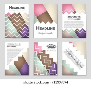 Abstract vector layout background set. For art template design, list, front page, mockup brochure theme style, banner, idea, cover, booklet, print, flyer, book, blank, card, ad, sign, sheet, a4